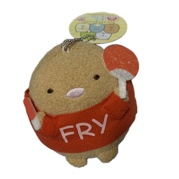 すみっコぐらし 推し活 ボールチェーン付き ぬいぐるみ マスコット とんかつ