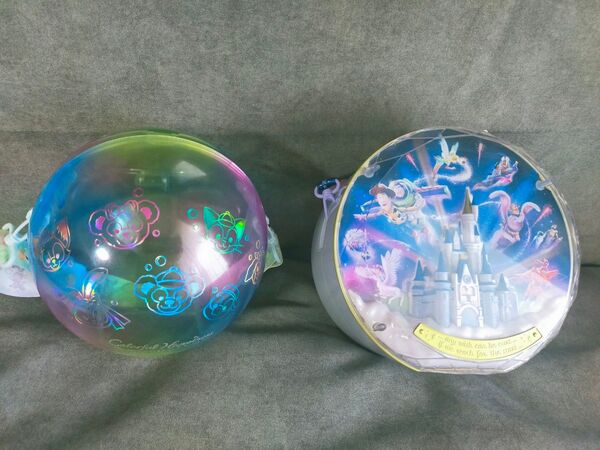 新品 2個 ポップコーンバケット リーチフォーザスターズ カラフルハピネス ダッフィー&フレンズ20周年 シャボン玉