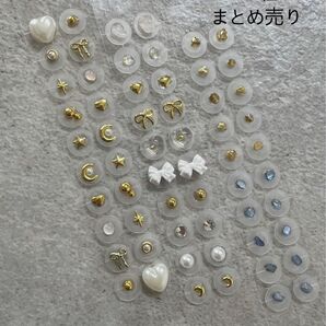 耳つぼジュエリー 大人可愛い 60粒 まとめ売り 耳ツボジュエリー 耳つぼ