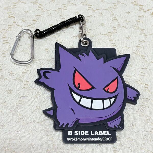 B SIDE LABEL ポケモン ゲンガー パスケース 定期入れ カナビラ付き