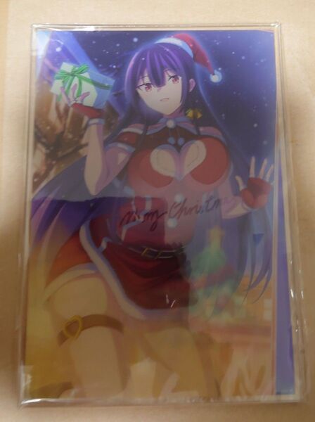 履いてください、鷹峰さん ゲーマーズ 秋葉原 ミュージアム アクリル イラストパネル 【サンタ】 TVアニメ 鷹峰高嶺