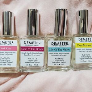 DEMETER 香水 4個セット First Kiss、Yuzu Marmalade、Lily Of The Valleyなど