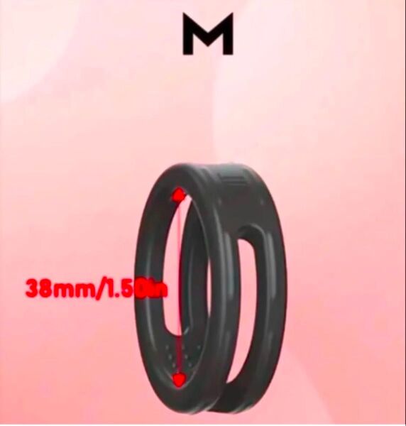 メンズ アクセサリー コックリング ペニスリング ダブル Oリング 陰嚢ロックリング シリコン製 内径38mm