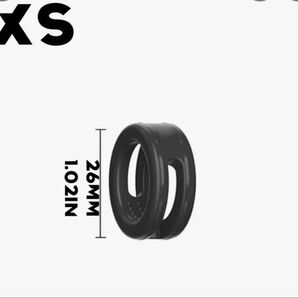 メンズ アクセサリー コックリング ペニスリング Oリング 亀頭ロックリング シリコン製 内径26mm