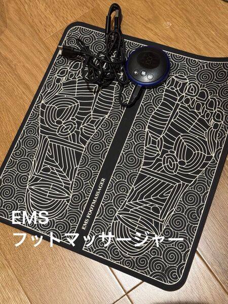 EMS フットマッサージャー 痩身 ダイエット 運動不足解消 電気 説明書つき 簡単