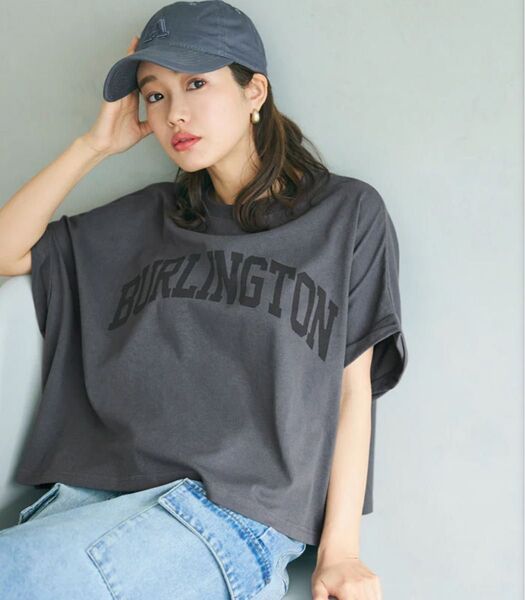 coca フレンチスリーブ ロールアップ Tシャツ