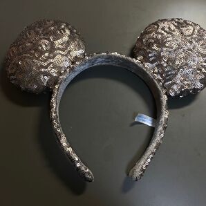 ディズニーカチューシャ スパンコール ミッキー