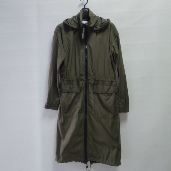Gap Fit マウンテンパーカーロングコートフード付 レインコート カーキ XXS メンズ