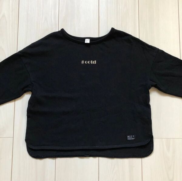 apres les cours アプレレクール Tシャツ ロンT カットソー 長袖 ブラック