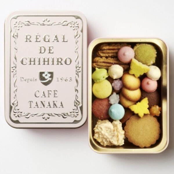 カフェタナカ クッキー缶 ビジュ―ドビスキュイ ふきよせ 新品未開封品 レガルドチヒロ