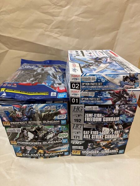 機動戦士ガンダムSEED関連 9種類セット 内袋未開封未組み立て