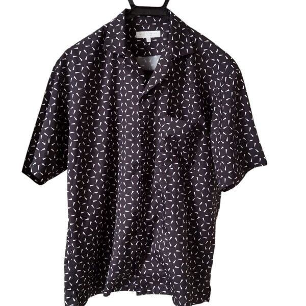 A DAY IN THE LIFE UNITED ARROWS 総柄オープンカラーシャツ