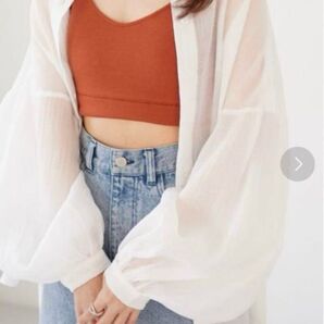 新品未使用 Heather ヘザー バンドカラーシアーシャツバッククロスキャミ セット まとめ売り