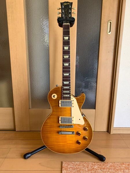 Gibson Les Paul Classic Premium Plus、HB、1993年、キラートップ、ネック補修あり