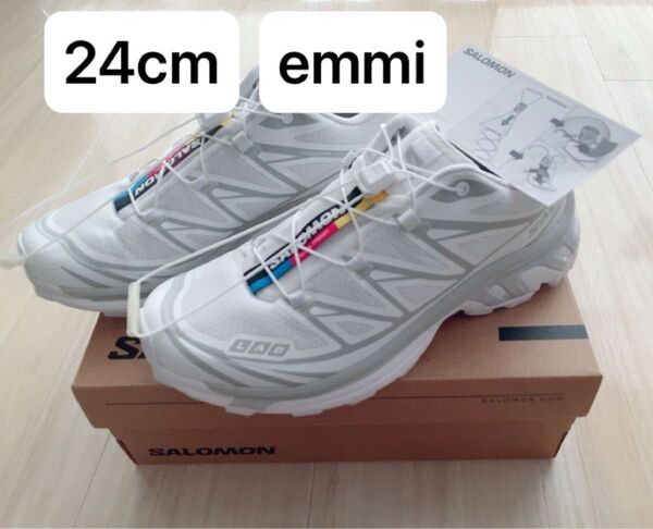 サロモン SALOMON XT-6 ホワイト 24cm