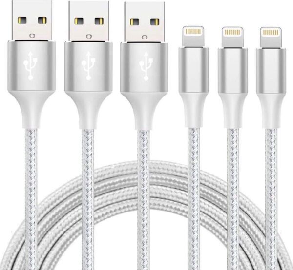 iphone 充電 ケーブル【MFi認証】ライトニング 2M 3本セット
