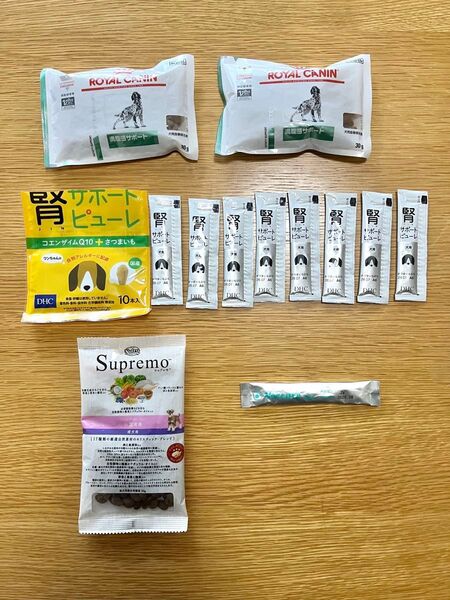 ロイヤルカナン 満足感サポート シュプレモ 小型犬用 試供品 腎サポートピューレ ヴェルキュア バウ 計12点