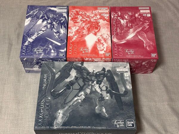 未組立 ガンプラ MG ガンダムデスサイズEW ヘビーアームズEW シェンロンEW サンドロックEW 4機セット