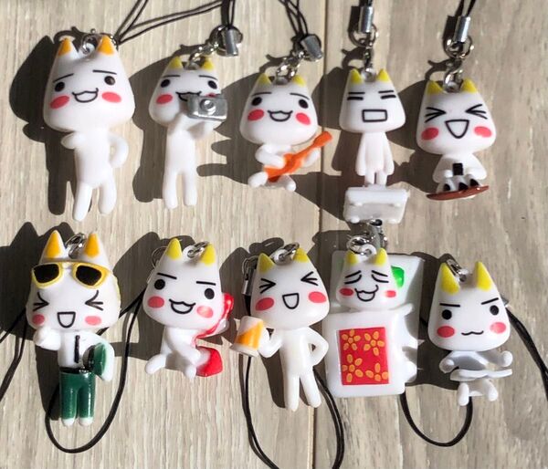 どこでもいっしょ 井上トロ トロ キーホルダー ストラップ付き 10個セット !!
