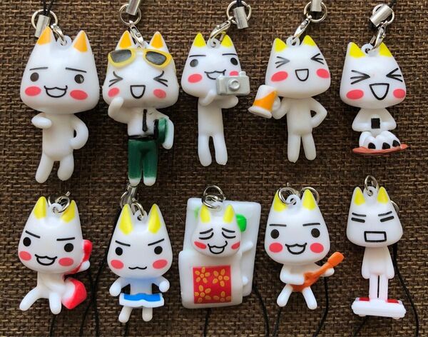 【SALE】どこでもいっしょ 井上トロ トロ キーホルダー ストラップ付き 10個セット♪