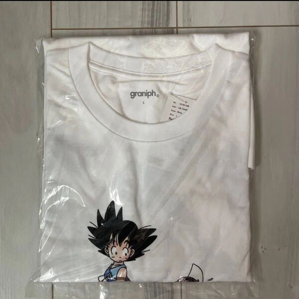 ドラゴンボール グラニフ コラボ 悟空とチチの出会い Tシャツ 半袖 Lサイズ アニメ