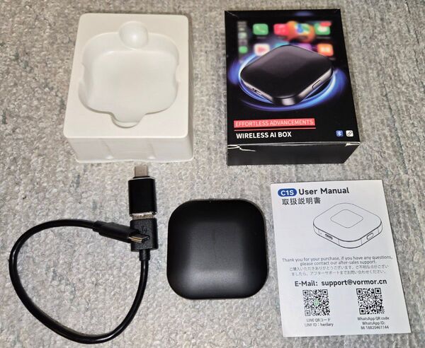 C1-AA Wireless Android Auto C1s ワイヤレスアダプター/Android Auto アダプター/
