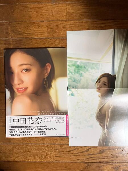 帯付 特典ポスター付 中田花奈 1st 写真集 好きなことだけをしていたい 応募券付 初版1刷 乃木坂46 アイドル 女優 俳優