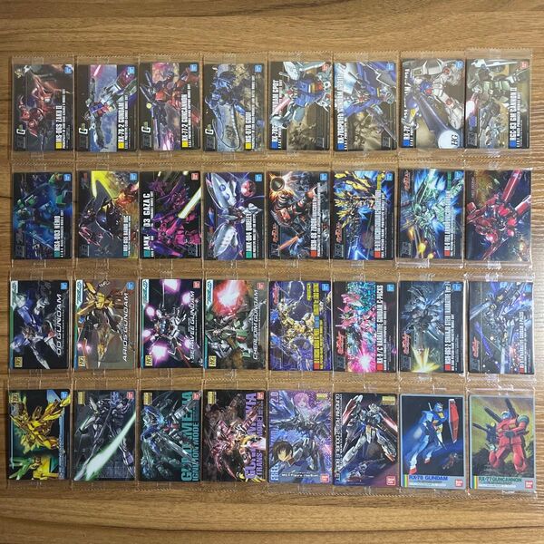 ガンダム ガンプラ パッケージアート コレクション 第7弾 ウエハース カード 全32種 フル コンプ