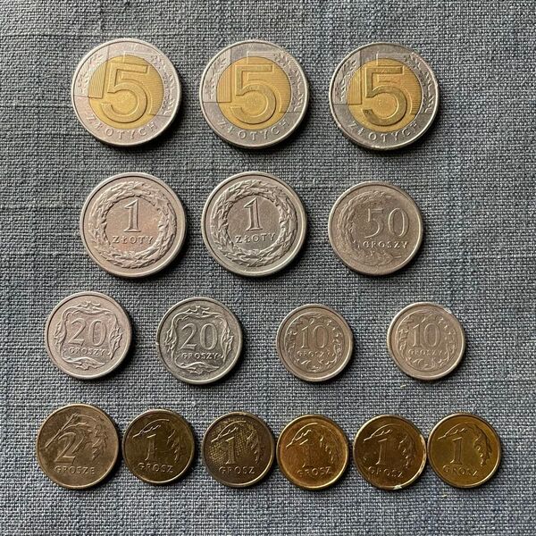 外国コイン ポーランド ズウォティ グロシュ ズロチ 旧硬貨 PLN
