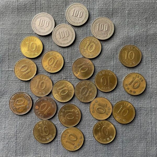 外国コイン 韓国 旧硬貨 韓国ウォン 大韓民国