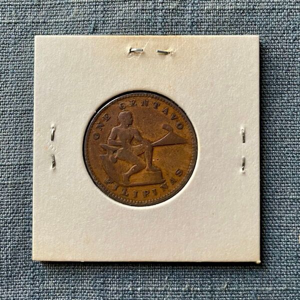 外国コイン アメリカ領フィリピン 旧硬貨 1センタボ 1927年