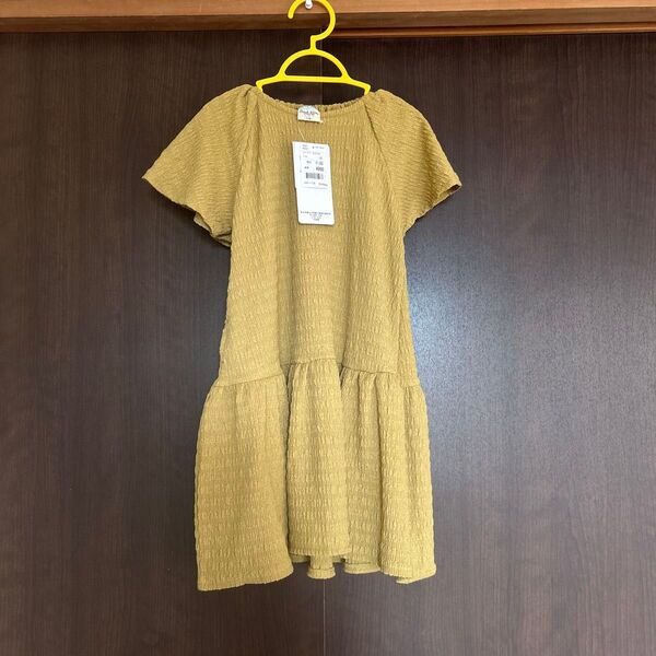 【新品未使用】女の子 110㎝ 半袖 ワンピース 夏 ワンピース 半袖