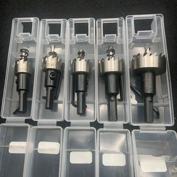 ホールソー 5個セット 工具 DIY 16㎜ 18.5㎜ 20㎜ 25㎜ 30㎜