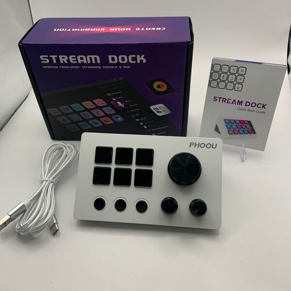 Mirabox N3 ブラック 白 FHOOU 左手デバイス steram dock Mbox deck ショートカット