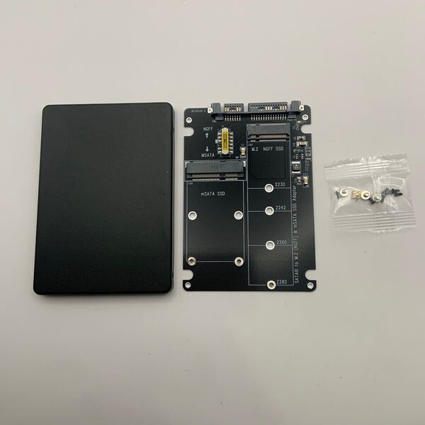 M.2 SSD SATA アダプタ カードコンバーター ngff msata