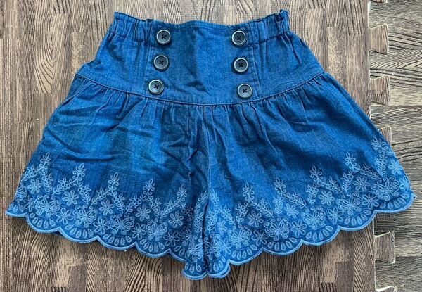 ANNA SUI MINI ショートパンツ デニム 100cm