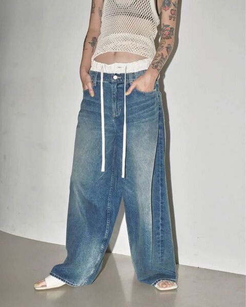 TODAYFUL Layered Waist Denim デニム ジーンズ