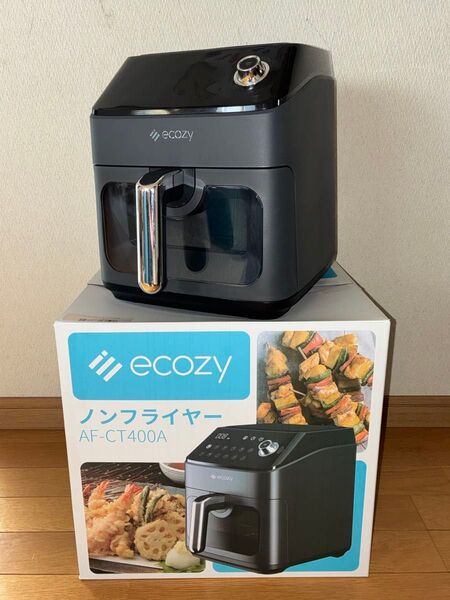 ecozy ノンフライヤー AF-CT400A ブラック