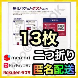 ゆうパケットポストmini封筒 13枚 MY-20250526