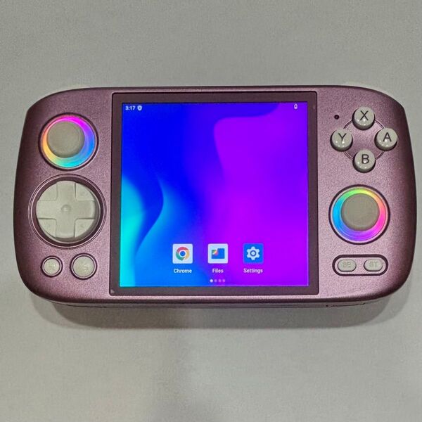 anbernic ゲーム機 Android アンバーニック RG CUBE ピンク パープル