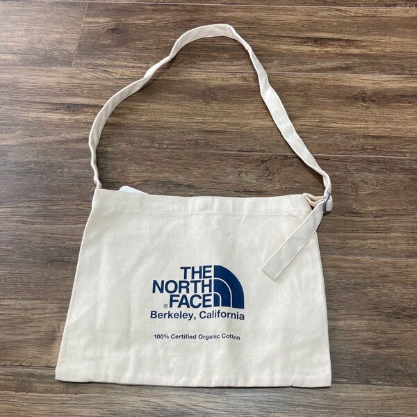 【未使用】ノースフェイス ミュゼットバッグ オーガニックコットン ブルー THE NORTH FACE ショルダーバッグ
