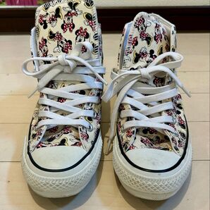 CONVERSE ALL STAR ミニーマウス ハイカットスニーカー 22.5