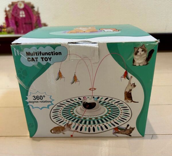 Multifunction CAT TOY 360°回転 猫ちゃんオモチャ