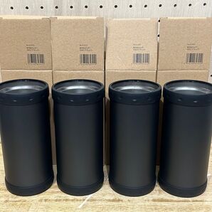 保冷缶ホルター500ml ブラック 4個セット パール