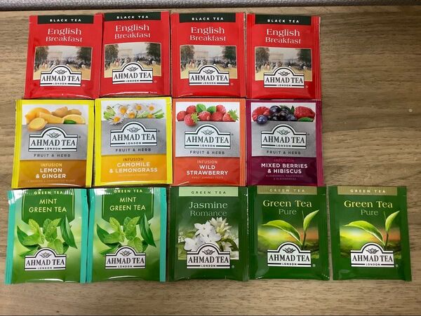 AHMAD TEA アーマッドティー 紅茶やハーブティーなどティーバッグ 13袋