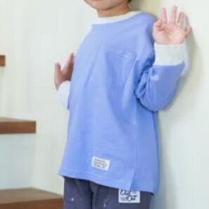ビールーム 長袖 トップス Tシャツ ロンT サイズ110 ブルー