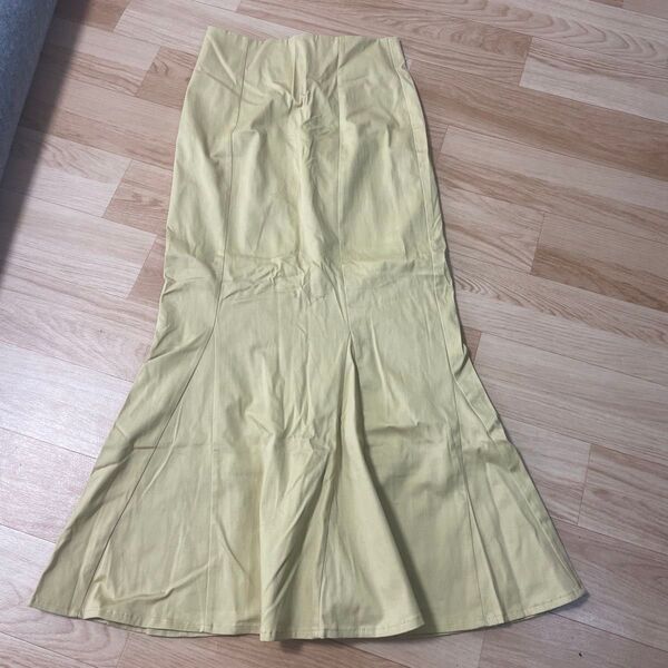 GRLマーメイド ロングスカート マキシ丈 ウエストゴム ☆未使用