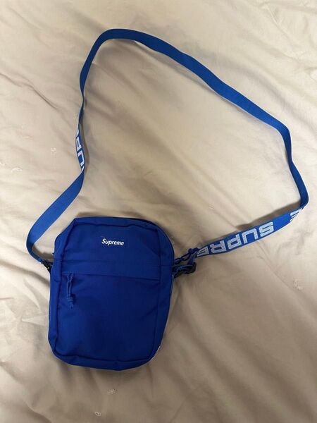 Supreme ショルダーバッグ ブルー