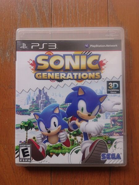 PS3 北米版 SONIC GENERATIONS ソニック ジェネレーションズ