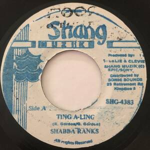試聴 / SHABBA RANKS / TING A-LING /shang/reggae/dancehall/９0's/big hit !!/7inch